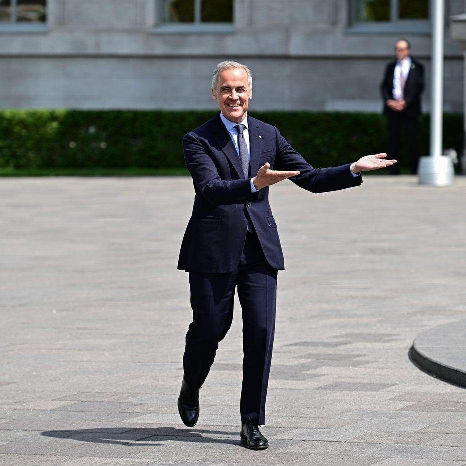 Carney wheels up to Rome ahead of Pope's inaugural mass